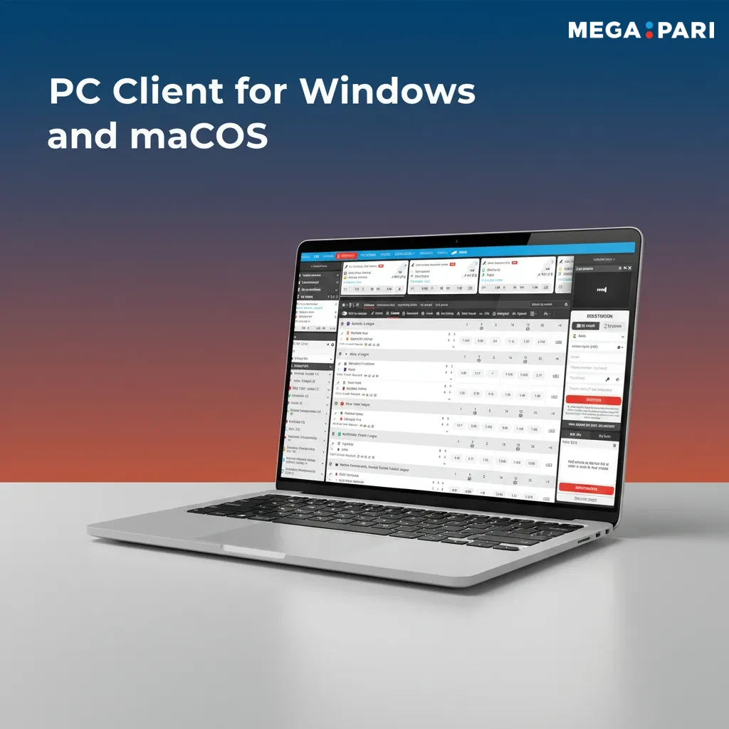 Windows and macOS desktops with a browser open to official site; no client needed, consistent experience across devices.