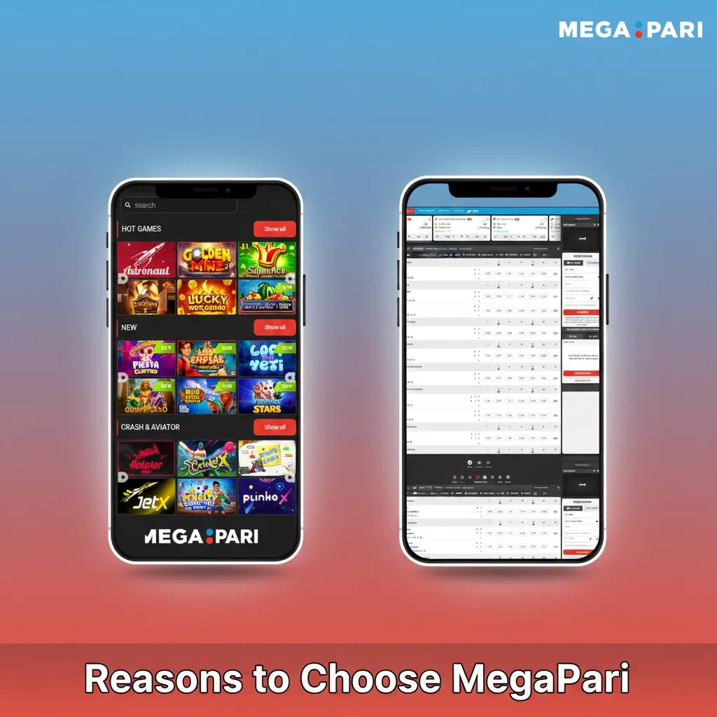 MegaPari features: wide NBA/PBA lines, GCash/Maya deposits, fast payouts, top casino providers, 24/7 PH support.