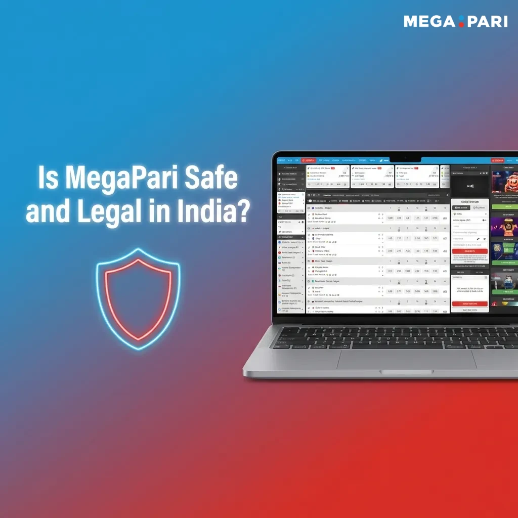 MegaPari security features including SSL encryption, two-factor authentication, and Curaçao eGaming license for Indian users