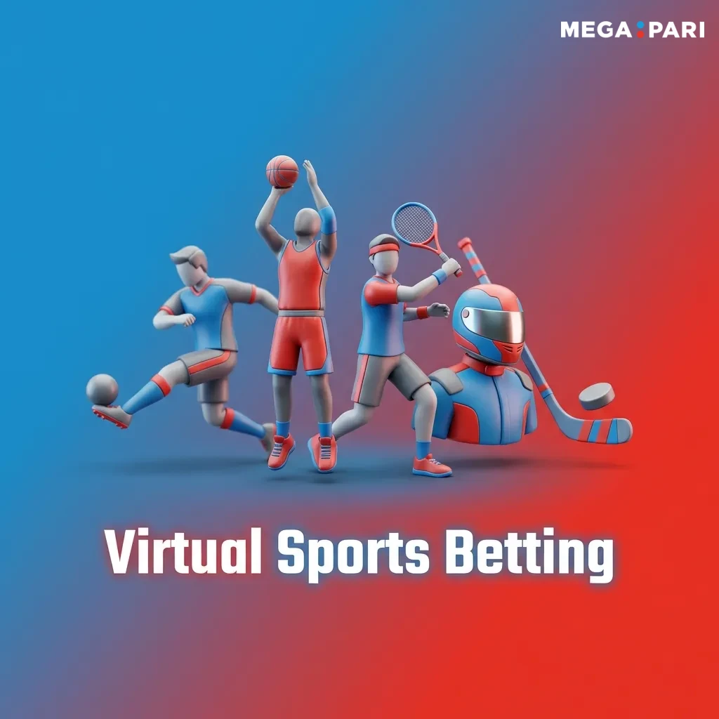 Virtual sports betting interface showing simulated football, horse racing, and tennis events with rapid results